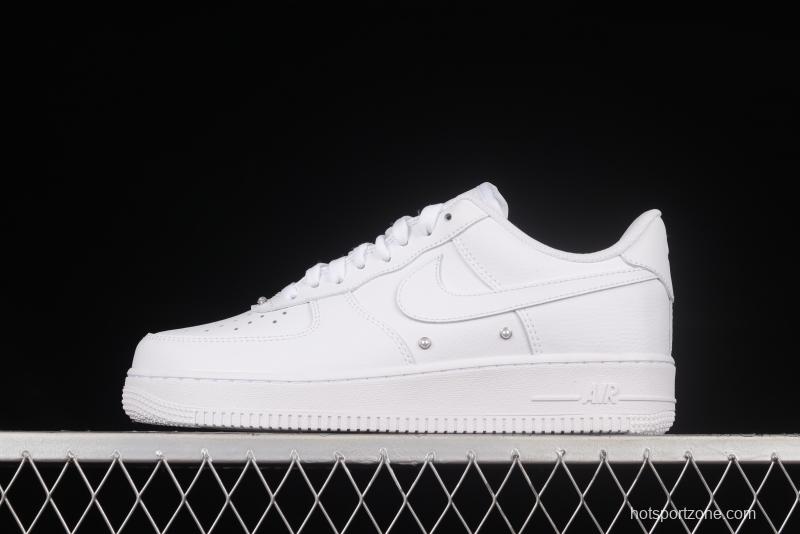 NIKE Air Force 1'07 Low Pearl White Low Casual Sneakers DQ0231-100