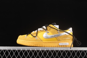 OFF-White x NIKE DUNK Low OW SB rebound fashion casual board shoes DJ0950-110,