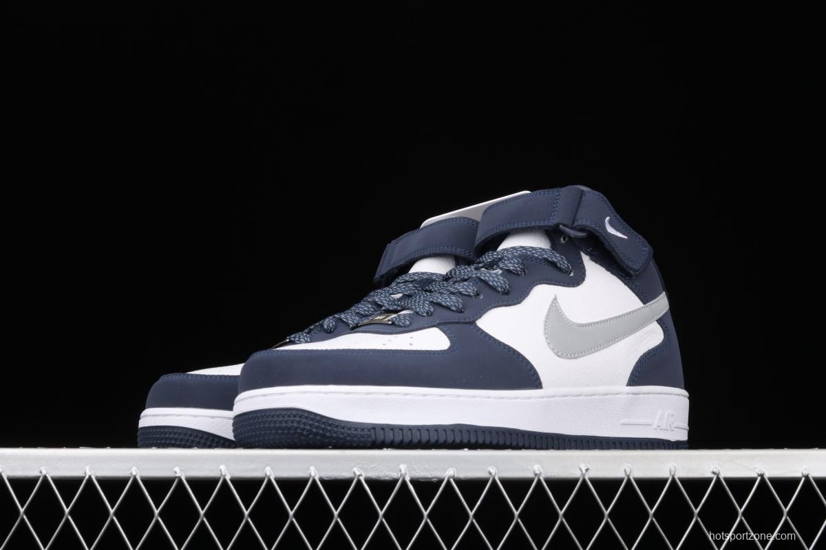 NIKE Air Force 11607 Mid midnight blue Zhongbang casual board shoes AQ2263-115