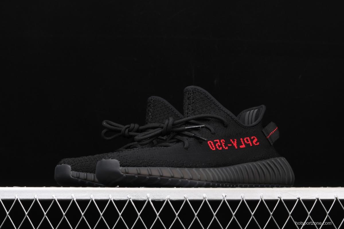 Adidas Yeezy 350 V2 Boost Basf CP9652 Darth Coconut 350 second Generation Black and Scarlet letter BASF Boost original