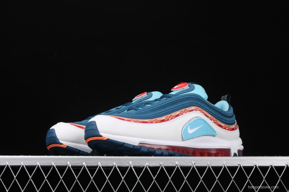 NIKE Air Max 97 joint name bullet casual running shoes CQ4818-400