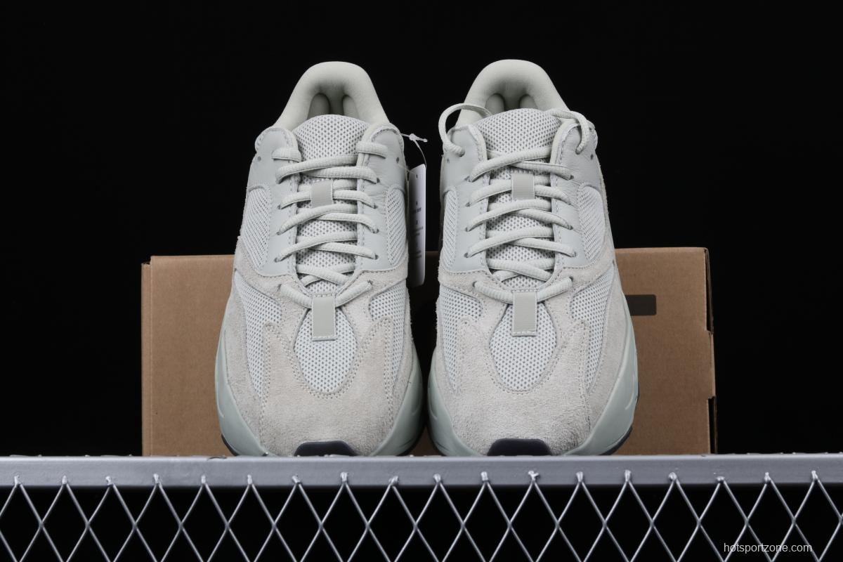 Adidas Yeezy Boost 700 Salt EG7487 Kanye Coconut 700Sea Salt spray running shoes 3M reflective