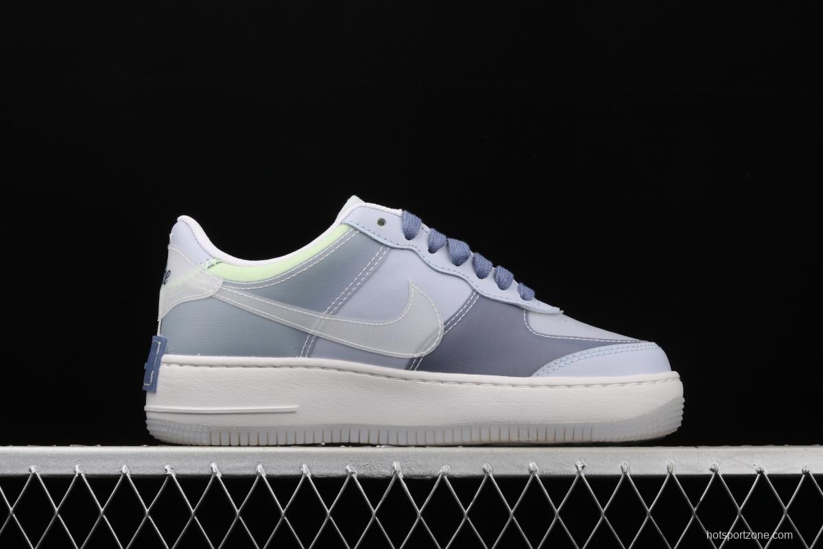 NIKE Air Force 1 ShAdidasow light weight heightened low-top 100-board shoes CK6561-001