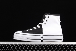 Converse x Feng Chen Wang 2in1 Chuck 70 deconstruct and reshape the joint style high top casual board shoes 169839C
