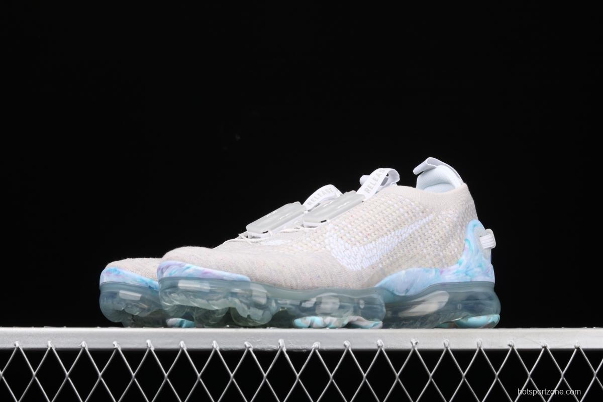 NIKE Air Vapormax 2020 Flyknit fly-woven fast lace full-palm air cushion jogging shoes CJ6740-100