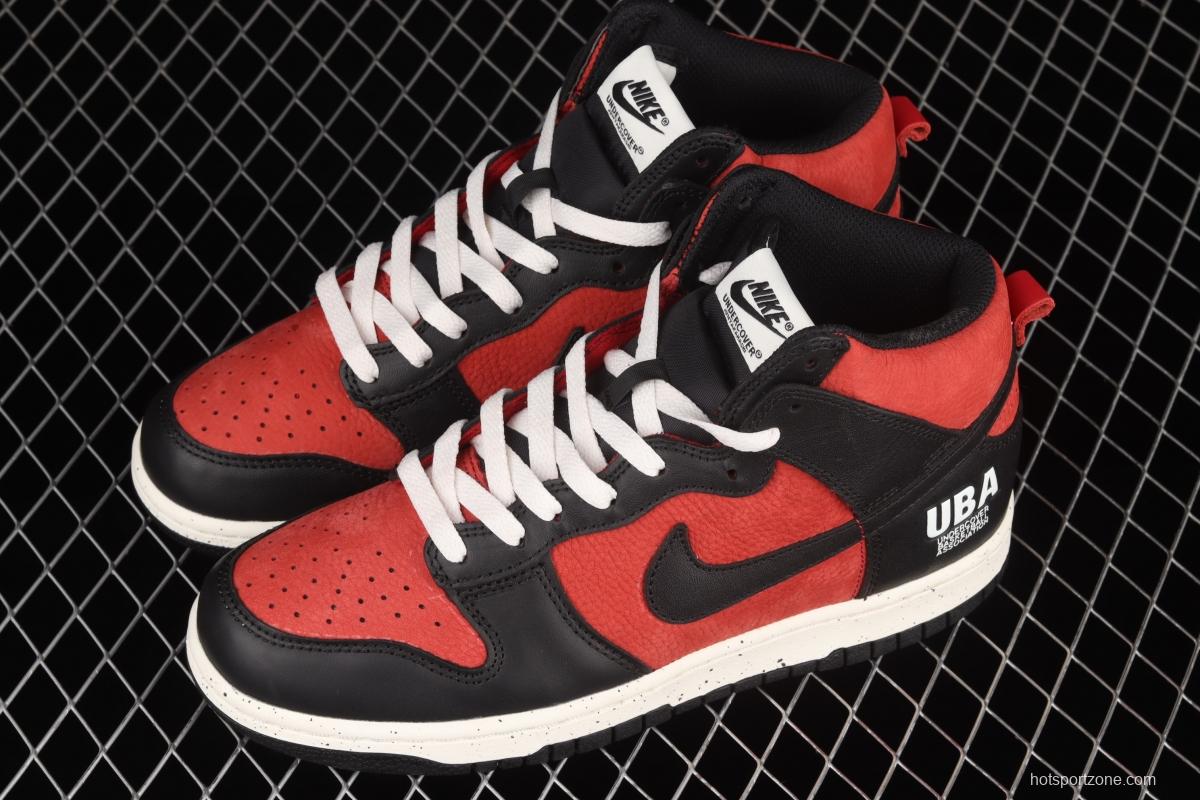 Undercover x Nike DUNK High UBA Fujiwara Hiroshi Black Red DD9401-600