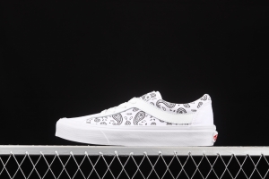 Vans Bold NI black and white printed cashew flower low upper board shoes VN0A3WLP42M