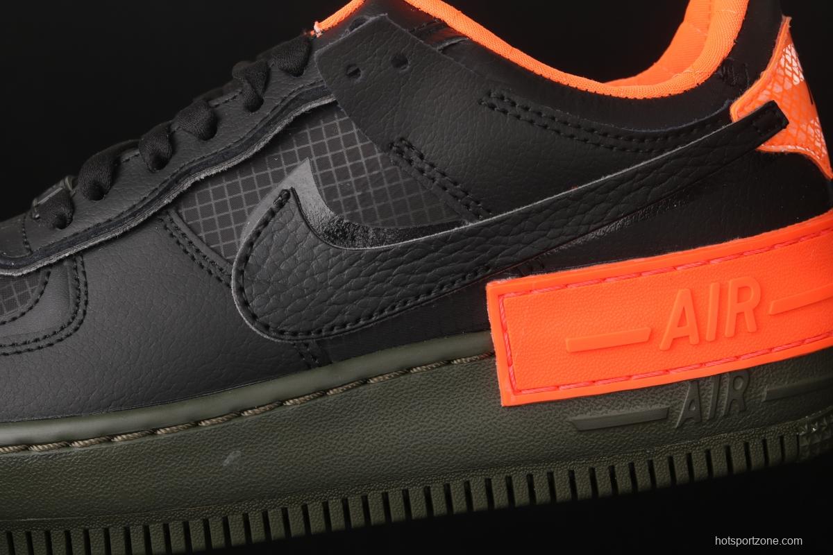 NIKE Air Force 1 ShAdidasow light weight heightened low-top 100-board shoes CQ3317-001