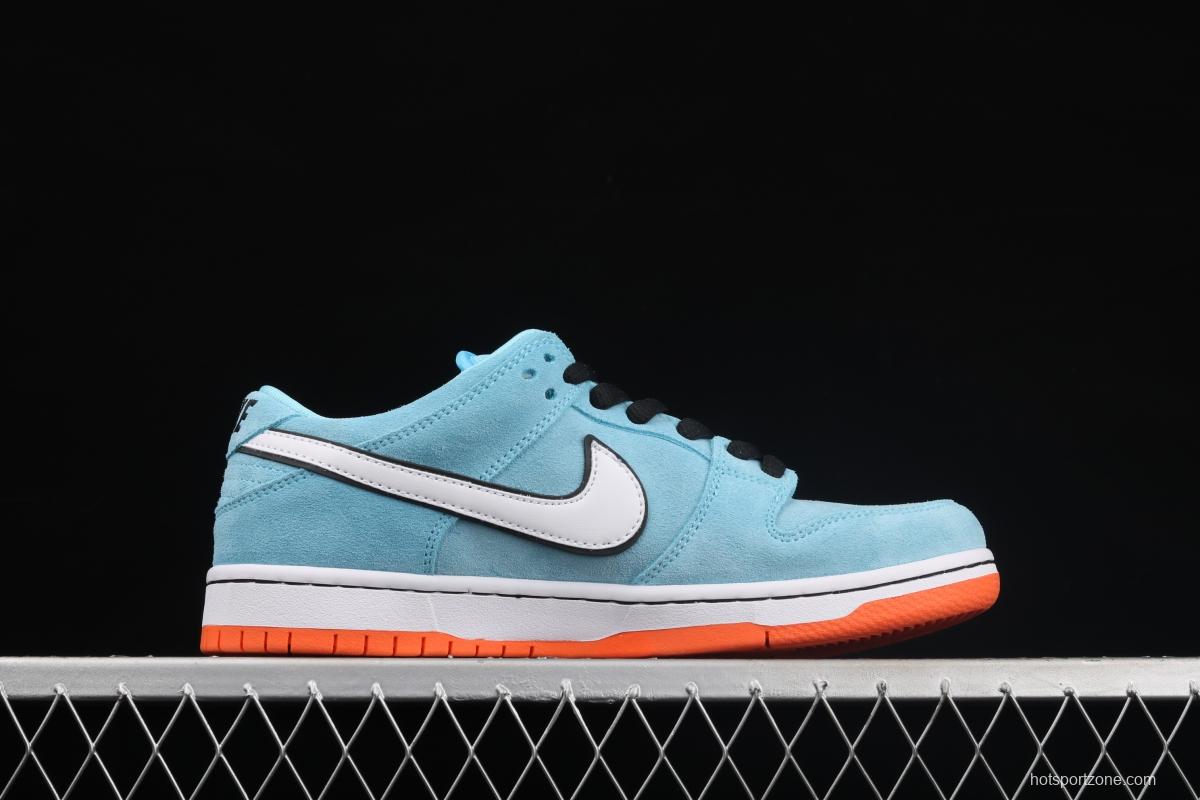 WE CLUB 58 x NIKE SB DUNK Low Pro Club 58 Gulf Slam Dunk Series low side leisure sports skateboard shoes BQ6817-401