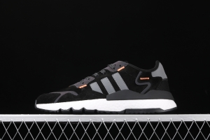 Adidas Nite Jogger 2019 Boost EG4933 suede stitching 3M reflective vintage running shoes