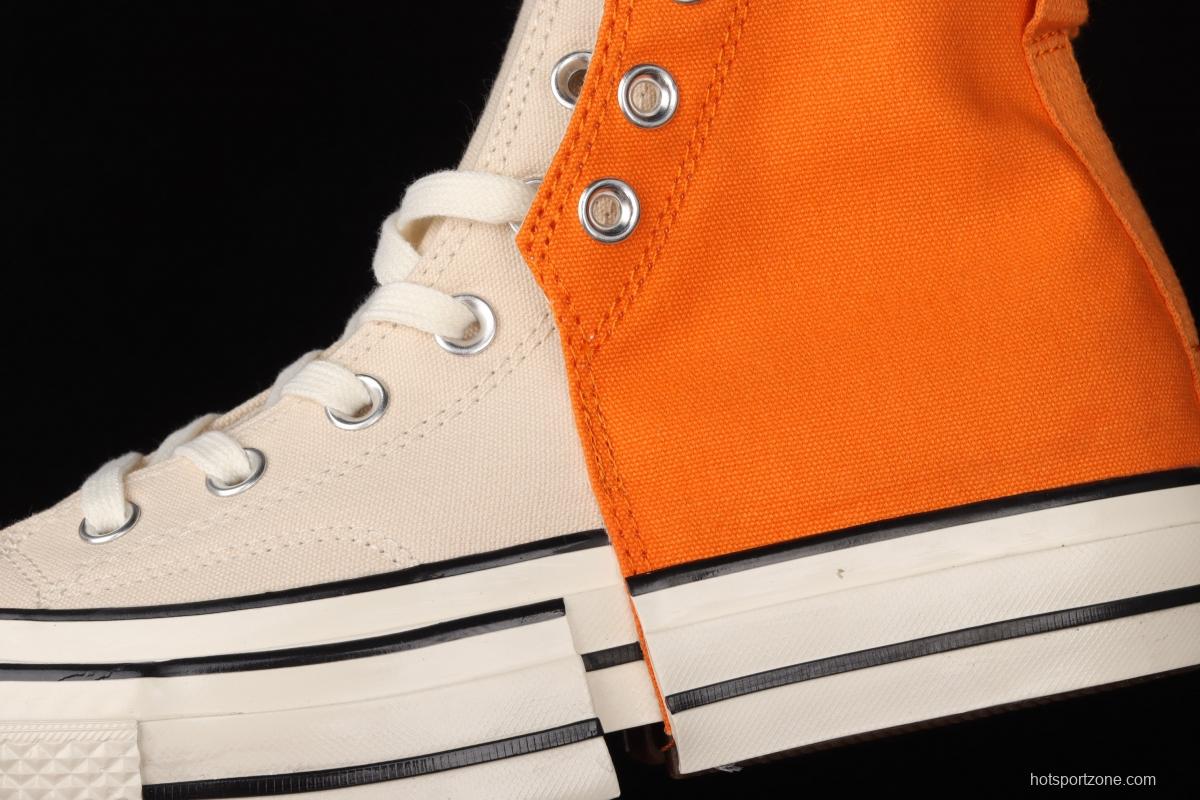 Converse x Feng Chen Wang 2in1 Chuck 70 deconstruct and reshape the joint style high top casual board shoes 169840C