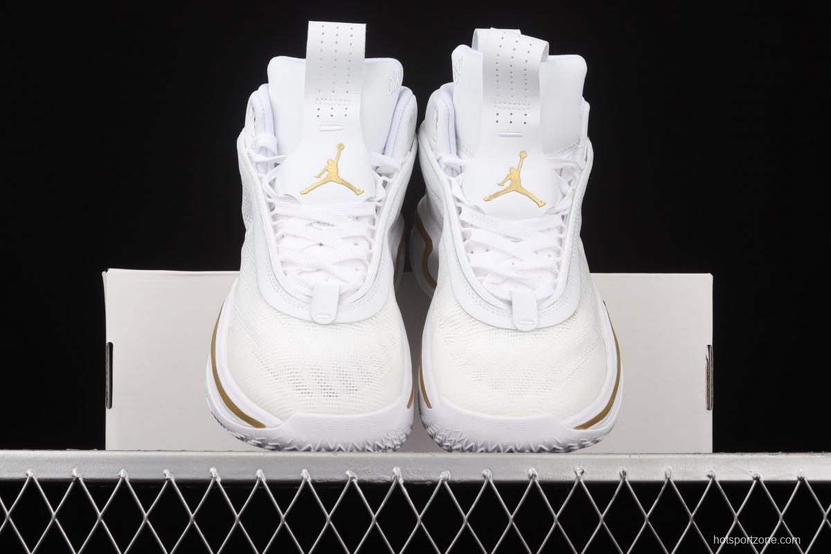 Air Jordan XXXIV Low White Gold AJ36 Joe 36 Platinum low Top Basketball shoes DJ4482-100