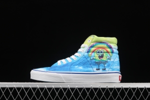 SpongeBob x Vans Sk8-Hi theme animation joint series of high-top casual board shoes VN0A32QQZAW