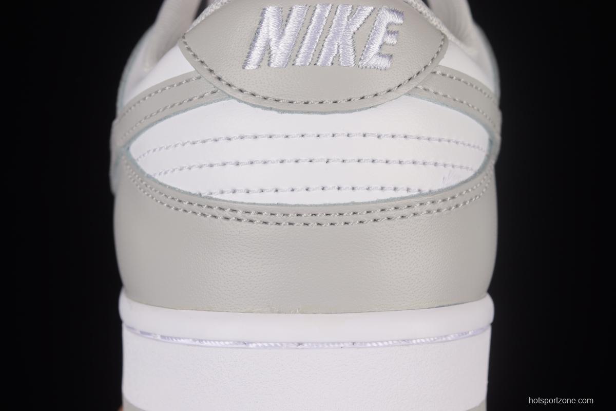 NIKE SB DUNK Low Grey Fog White Grey SB Buckle Breakbackboard Fashion Casual Sneakers DD1391-103