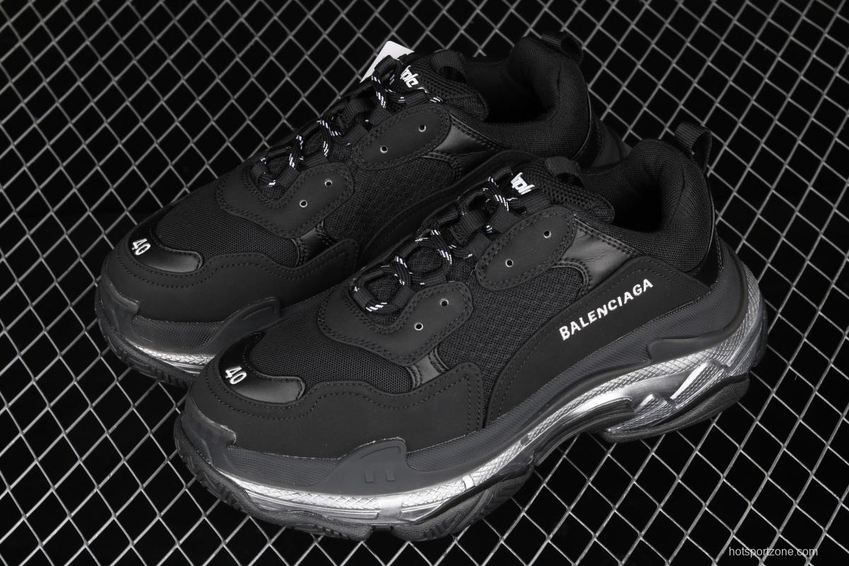 Balenciaga Triple S 3.0 full-combination nitrogen crystal outsole W2FB21001 for retro casual running shoes