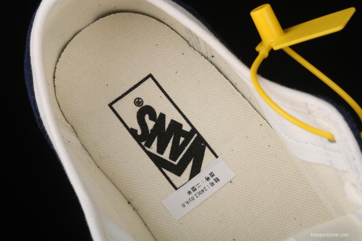 Vans Style 36 half-moon head half-crescent white low-top sports board shoes VN0A38GF4UJ2