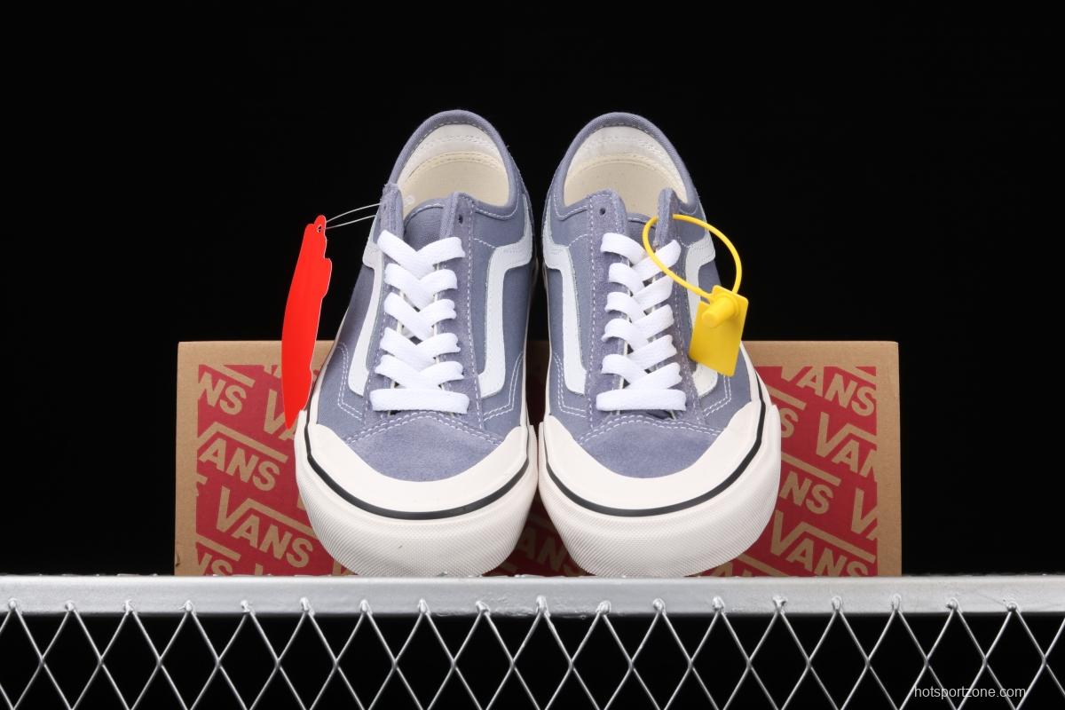 Vans Style 36 Decon SF Vance blue-gray half-moon Baotou vulcanized canvas shoes VN0A3MVLK0B