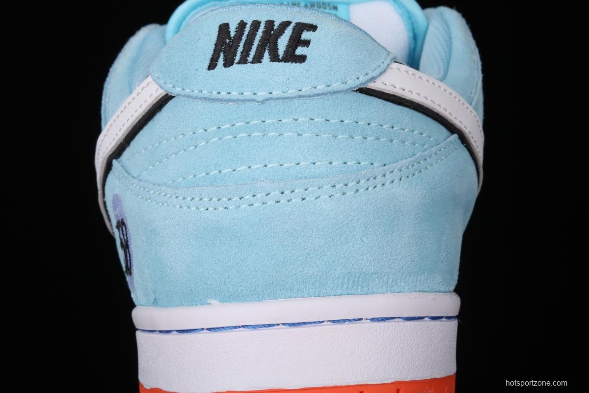 WE CLUB 58 x Nike SB DUNK Low Pro Club 58 Gulf Slam Dunk Series low side leisure sports skateboard shoes BQ6817-401