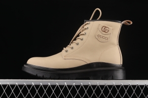 Gucci Screener GG High-Top Sneaker Gucci retro college style leisure Martin boots JPO605535