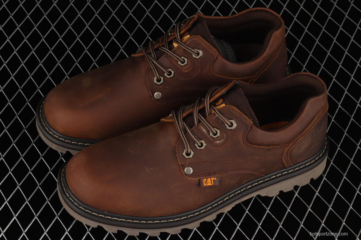 CAT official website new British retro low-top tooling shoes B4C dark coffee
