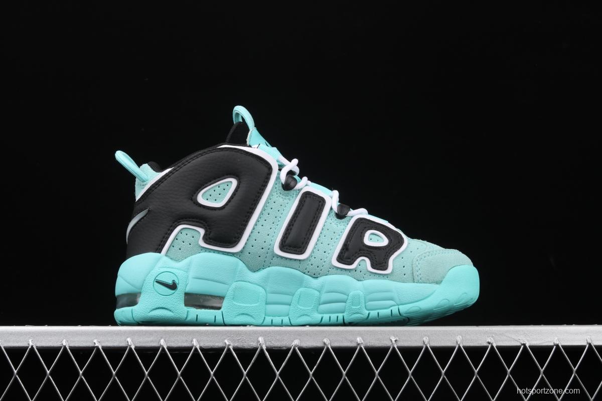 NIKE Air More Uptempo 96 QS Pippen Primary Series Classic High Street Leisure Sports Culture Basketball shoes 415082-403
