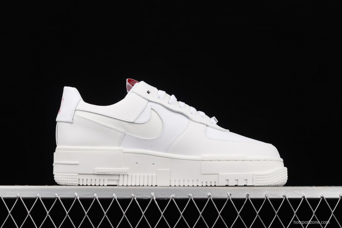 NIKE Air Force 1 Pixel deconstructs Leisure Board shoes with low Top layer DK6649-105