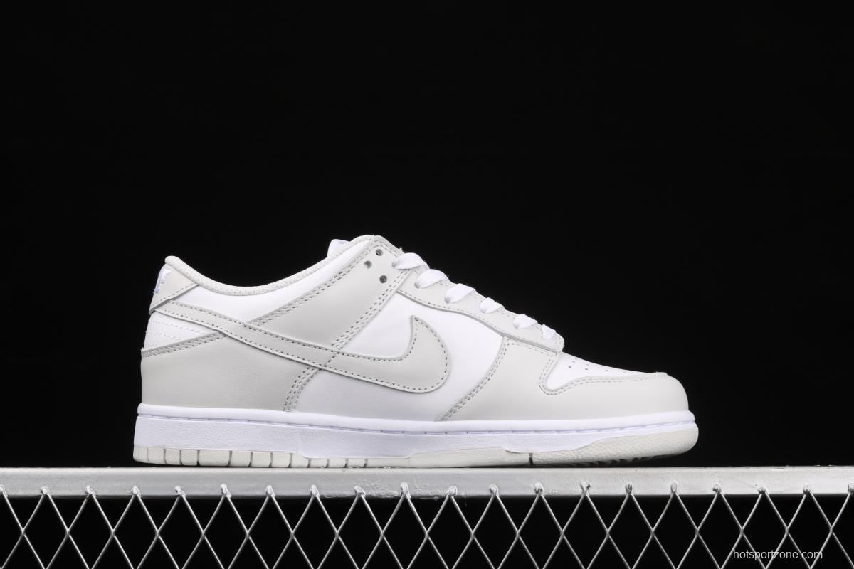 NIKE SB DUNK Low dunk series white light gray color matching low-side leisure sports skateboard shoes DD1503-103