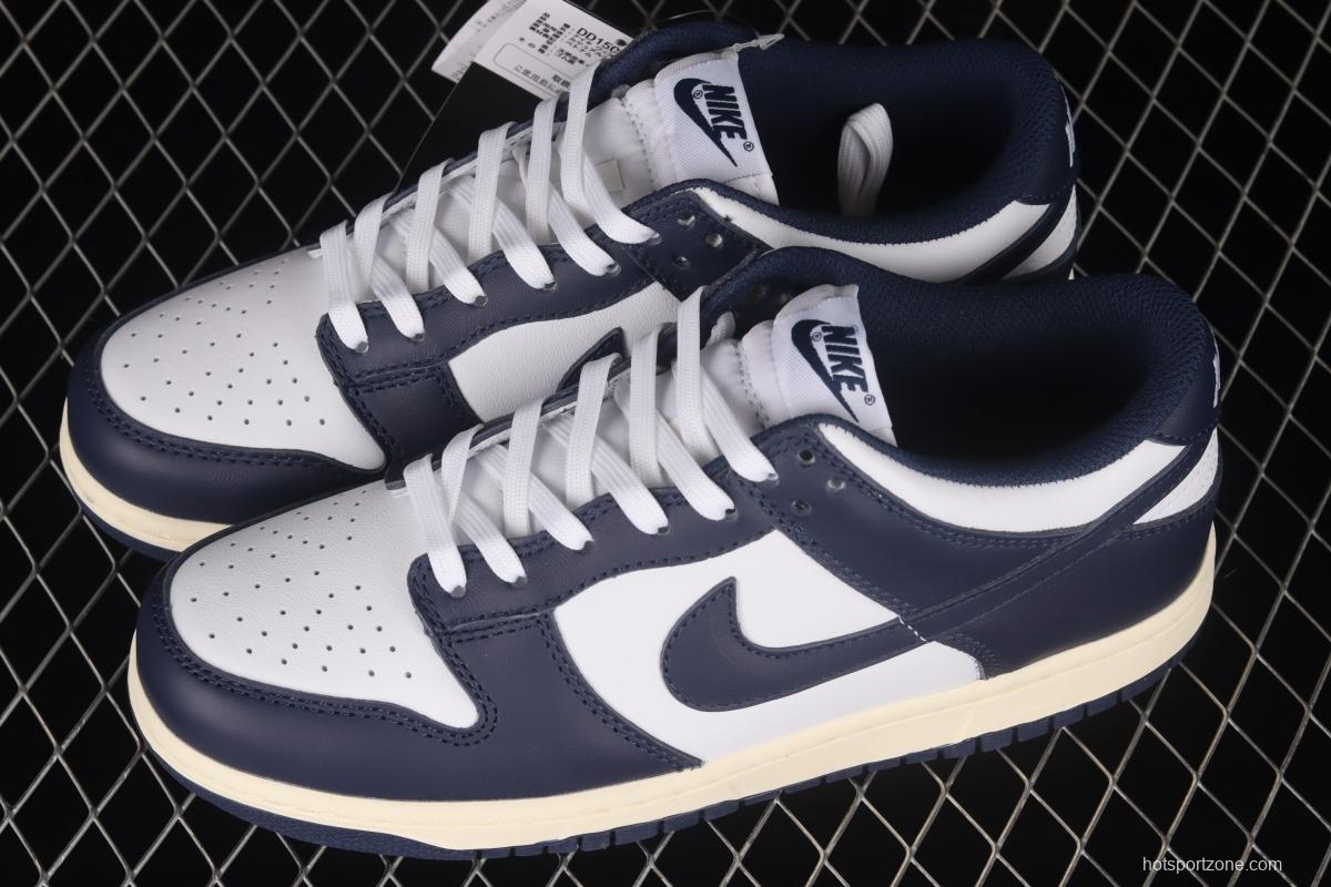 NIKE SB DUNK Low Navy Blue navy blue color SB buckle rebound fashion casual board shoes DD1503-115