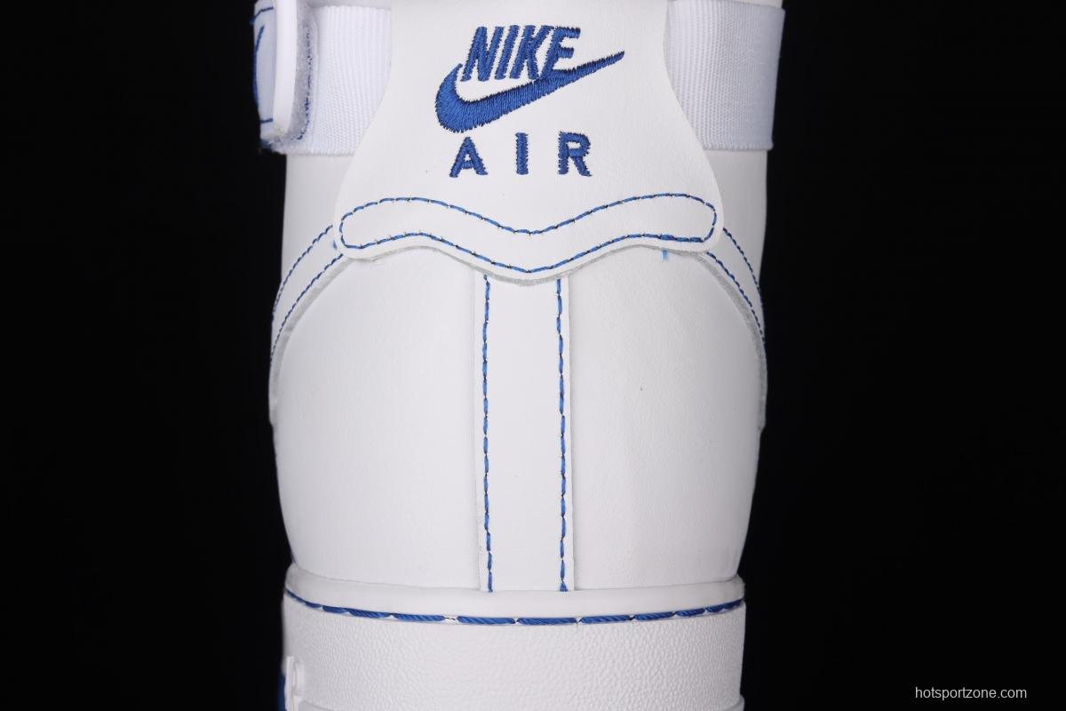 NIKE Air Force 1 High'07 white and blue high top casual board shoes CV1753-101