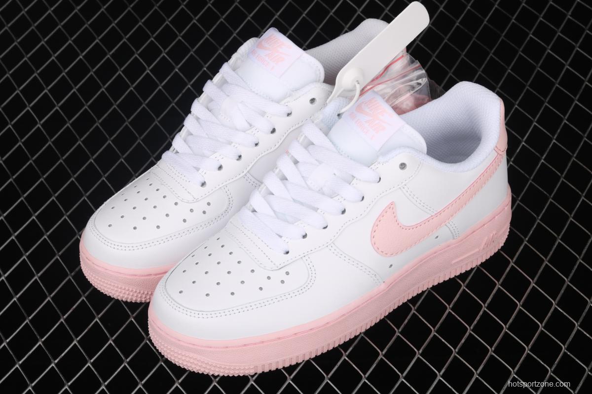 NIKE Air Force 1 Low GS girl powder accessories low upper board shoes CV7663-100