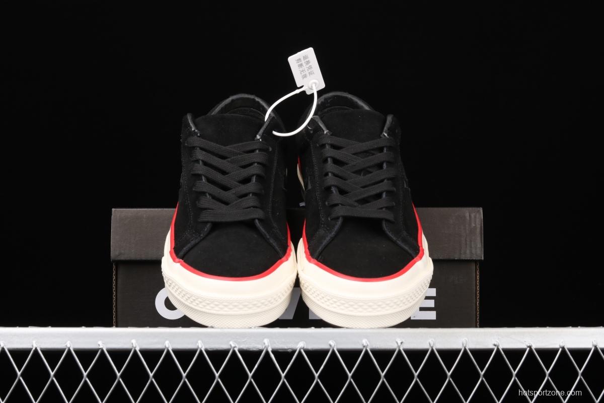 Converse One Star Yi Xing Mucun frosted material low side collision color splicing board shoes 158476C