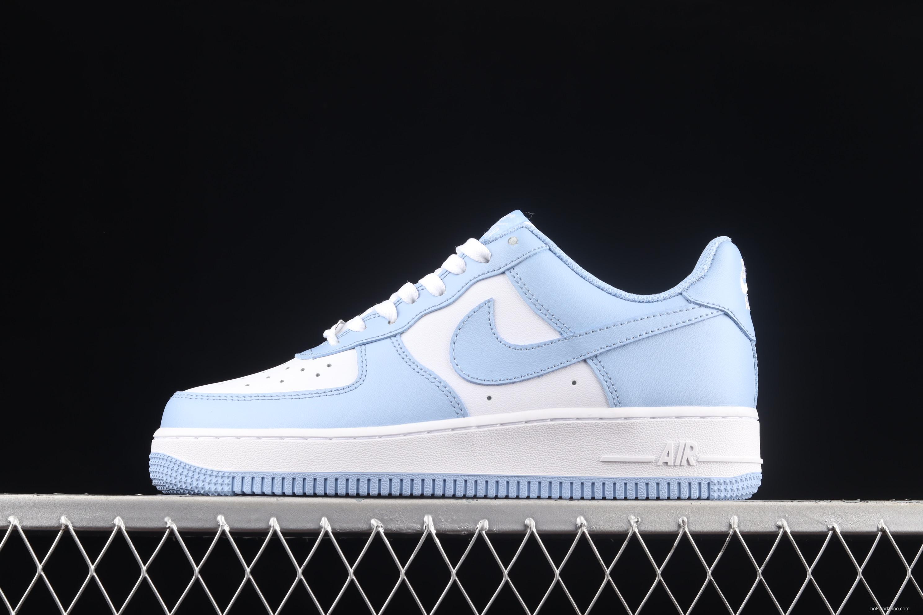 NIKE Air Force 1'07 Low North Carolina low-top casual board shoes BS8871-103