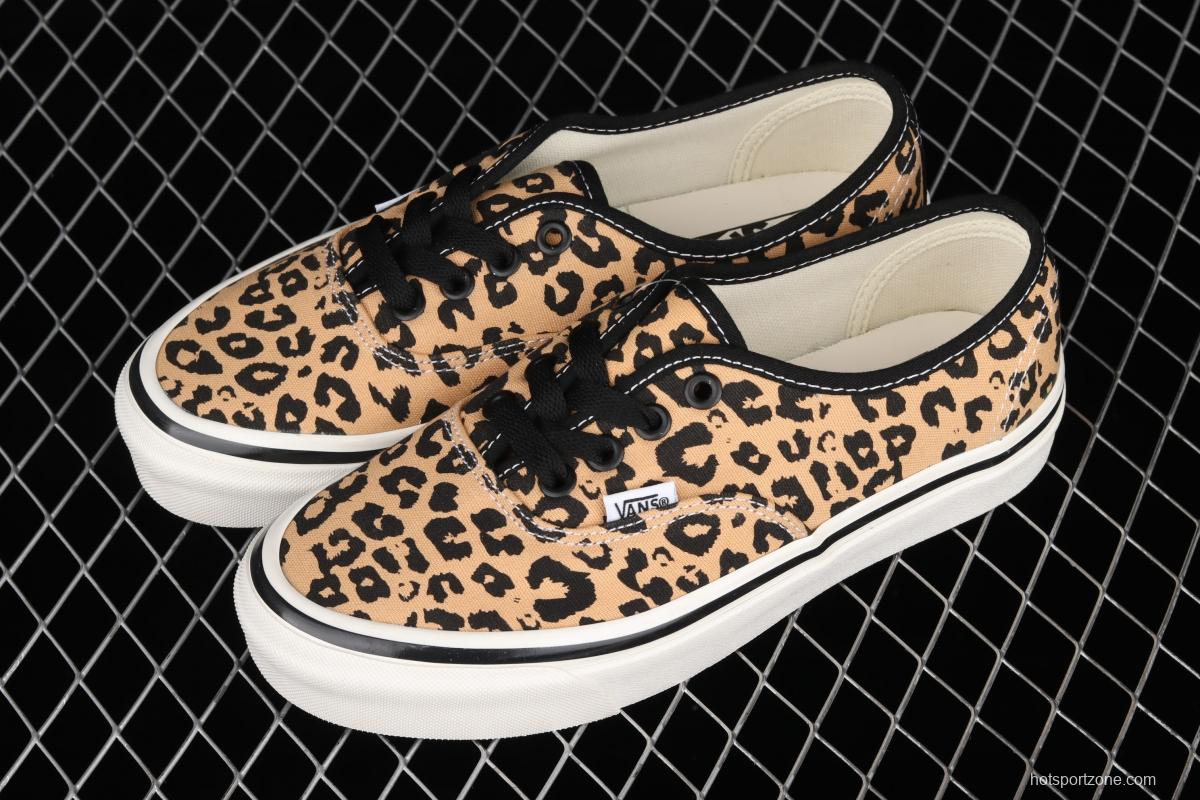 Vans Authentic 44 DX Anaheim low top leopard print low top board shoes VN0A54F29GI