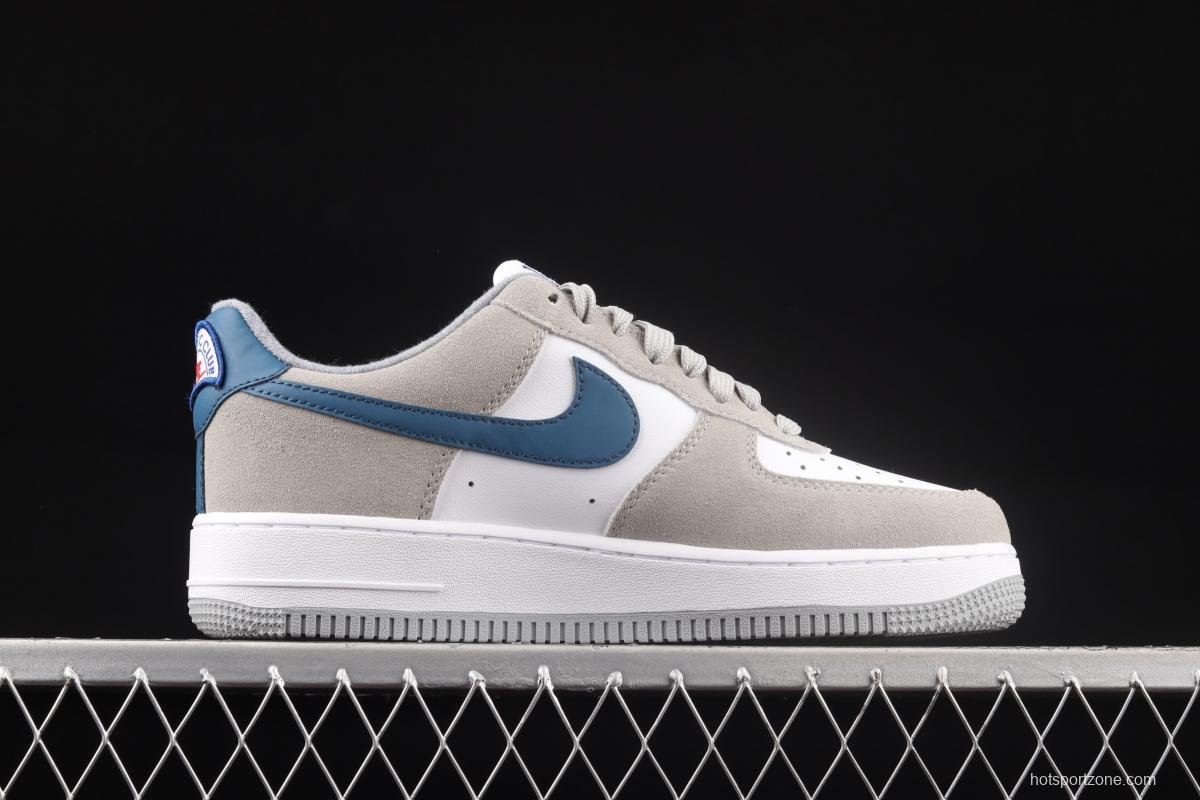 NIKE Air Force 1x 07 Low rice white blue hook low top casual board shoes DH7568-001