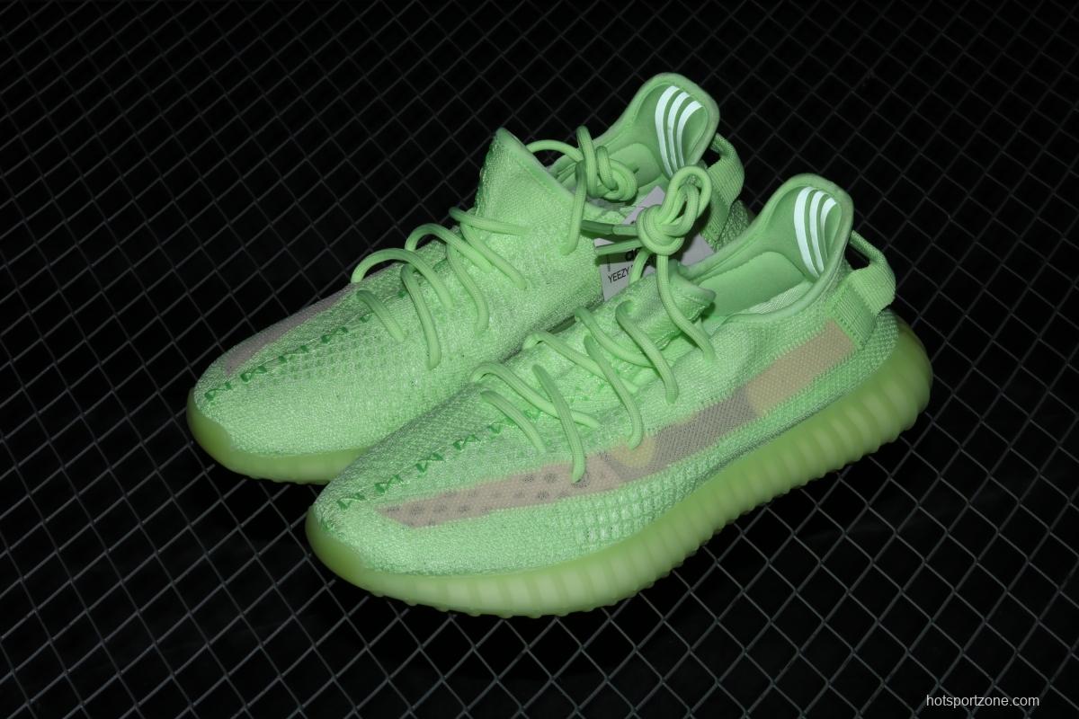 Adidas Yeezy 350 Boost V2 Gid EH5360 Darth Coconut 350 second generation luminous green color matching