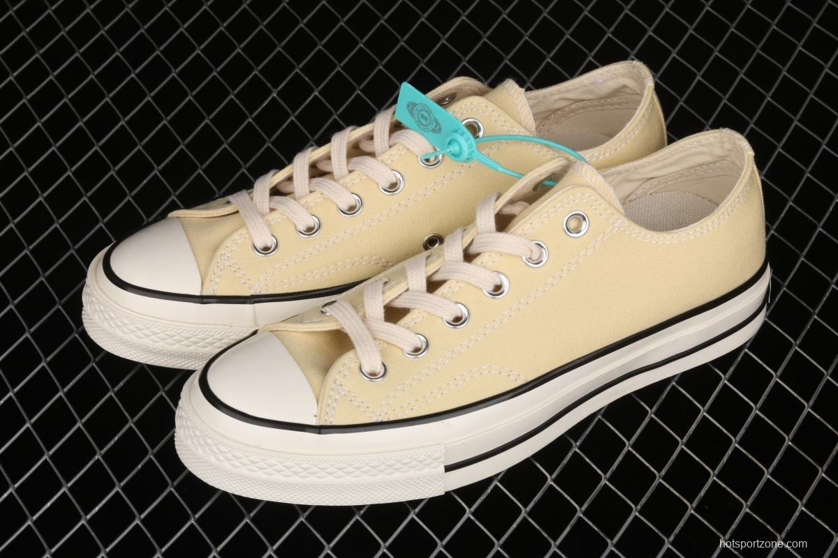 Converse 70s spring new color green cream yellow low-top casual board shoes 170793C