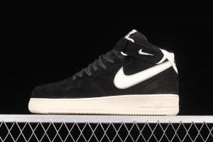 NIKE Air Force 1 Mid'07 3M reflective medium side leisure sports board shoes AA1118-009