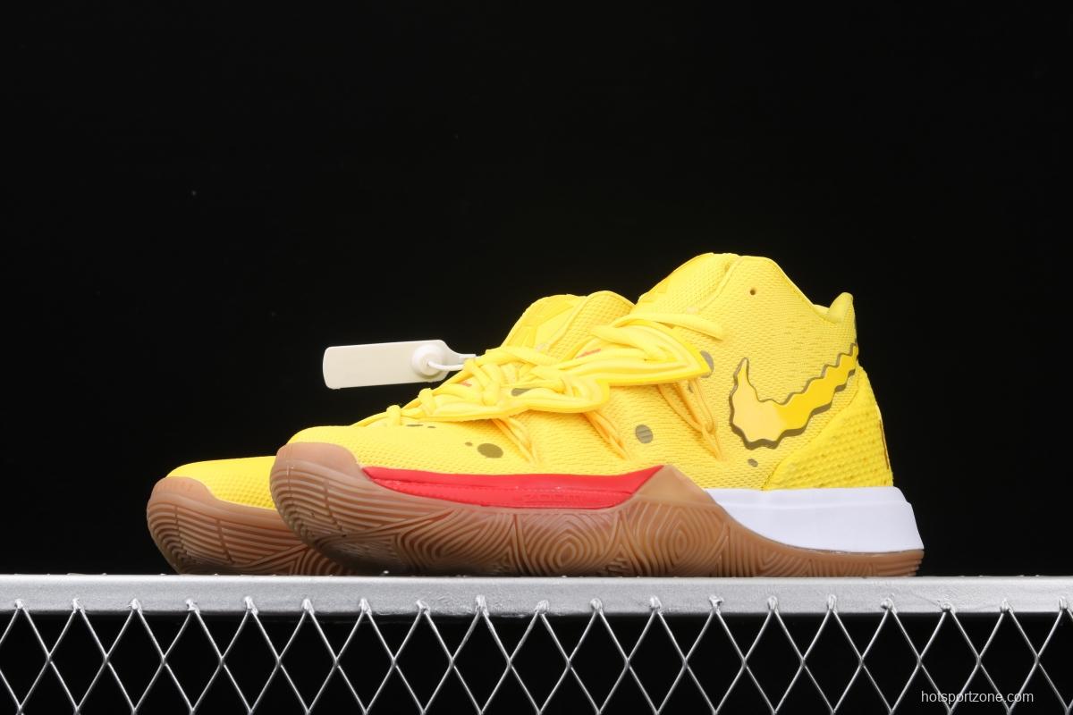 KYRIE 5 x Spongebob Owen 5 SpongeBob color basketball shoes CJ6951-700