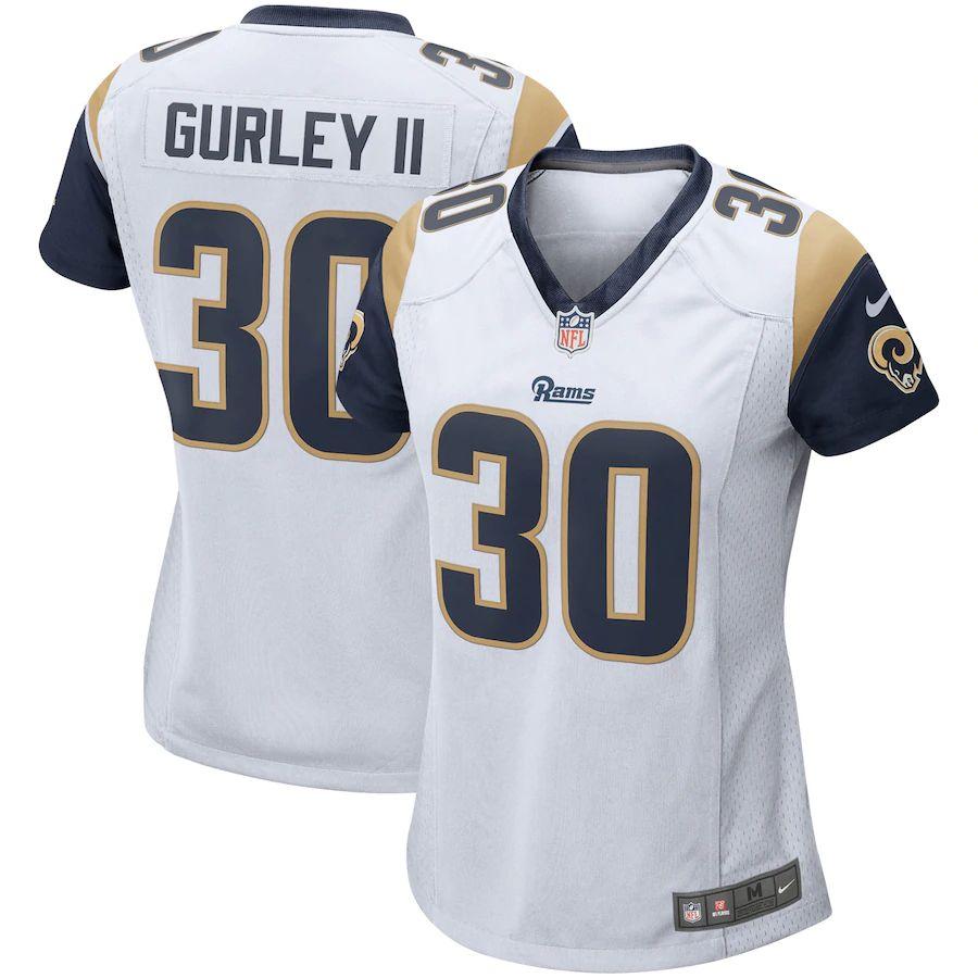 Women's Todd Gurley II White Player Limited Team Jersey