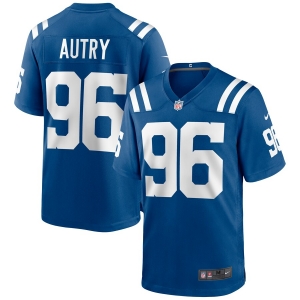 Men's Denico Autry Royal Player Limited Team Jersey