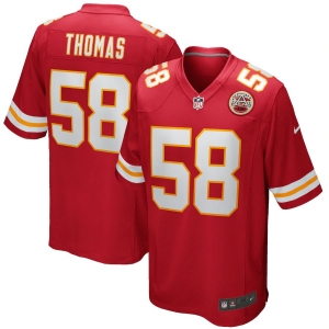 Men's Derrick Thomas Red Retired Player Limited Team Jersey