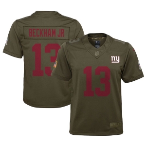Youth Odell Beckham Jr Olive Salute to Service Player Limited Team Jersey