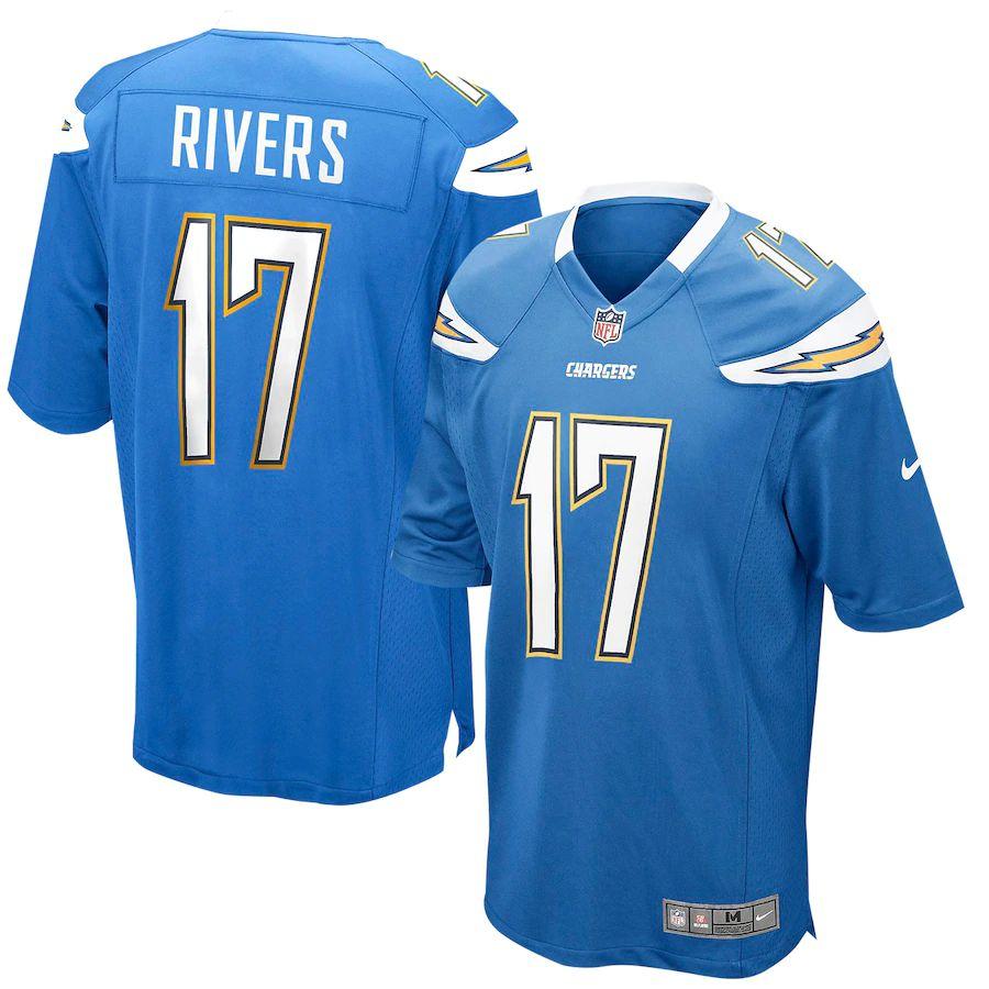 Mens Philip Rivers Powder Blue Alternate Player Limited Team Jersey