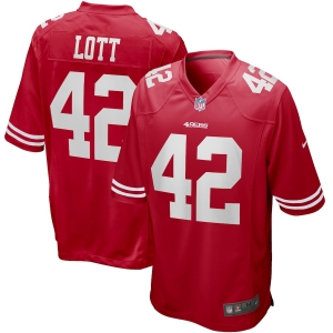 Men's Ronnie Lott Scarlet Retired Player Limited Team Jersey