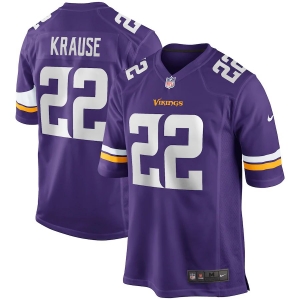 Men's Paul Krause Purple Retired Player Limited Team Jersey