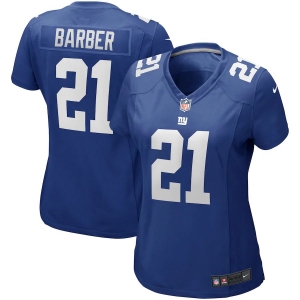 Women's Tiki Barber Royal Retired Player Limited Team Jersey