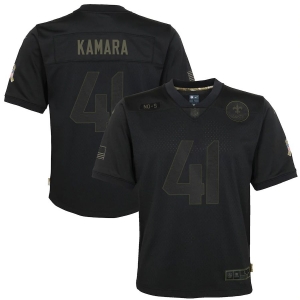 Youth Alvin Kamara Black 2020 Salute to Service Player Limited Team Jersey