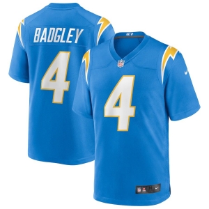 Men's Los Angeles Michael Badgley Chargers Powder Blue Player Limited Team Jersey