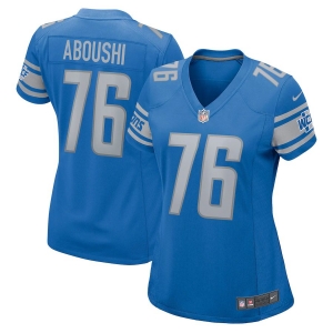 Women's Oday Aboushi Blue Player Limited Team Jersey