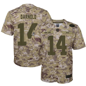 Youth Sam Darnold Camo Salute to Service Player Limited Team Jersey